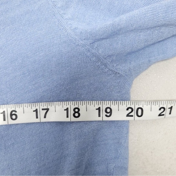 Eileen Fisher Womens Open Front Cardigan Size L Long Sleeve Light
Blue - Picture 5 of 7